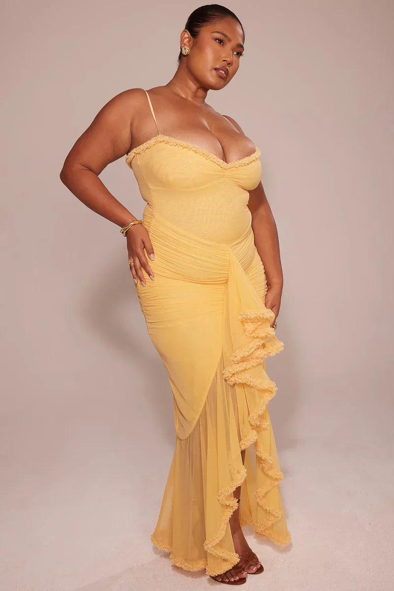 ELOWEN MAXI DRESS - YELLOW