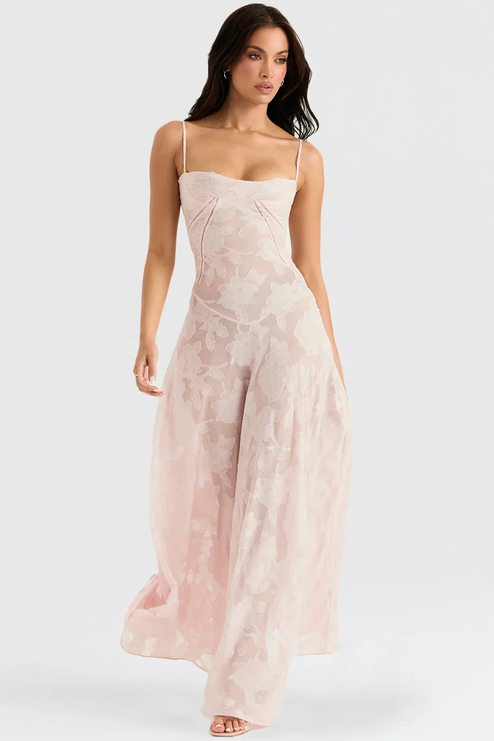 MYA MAXI DRESS - BLUSH