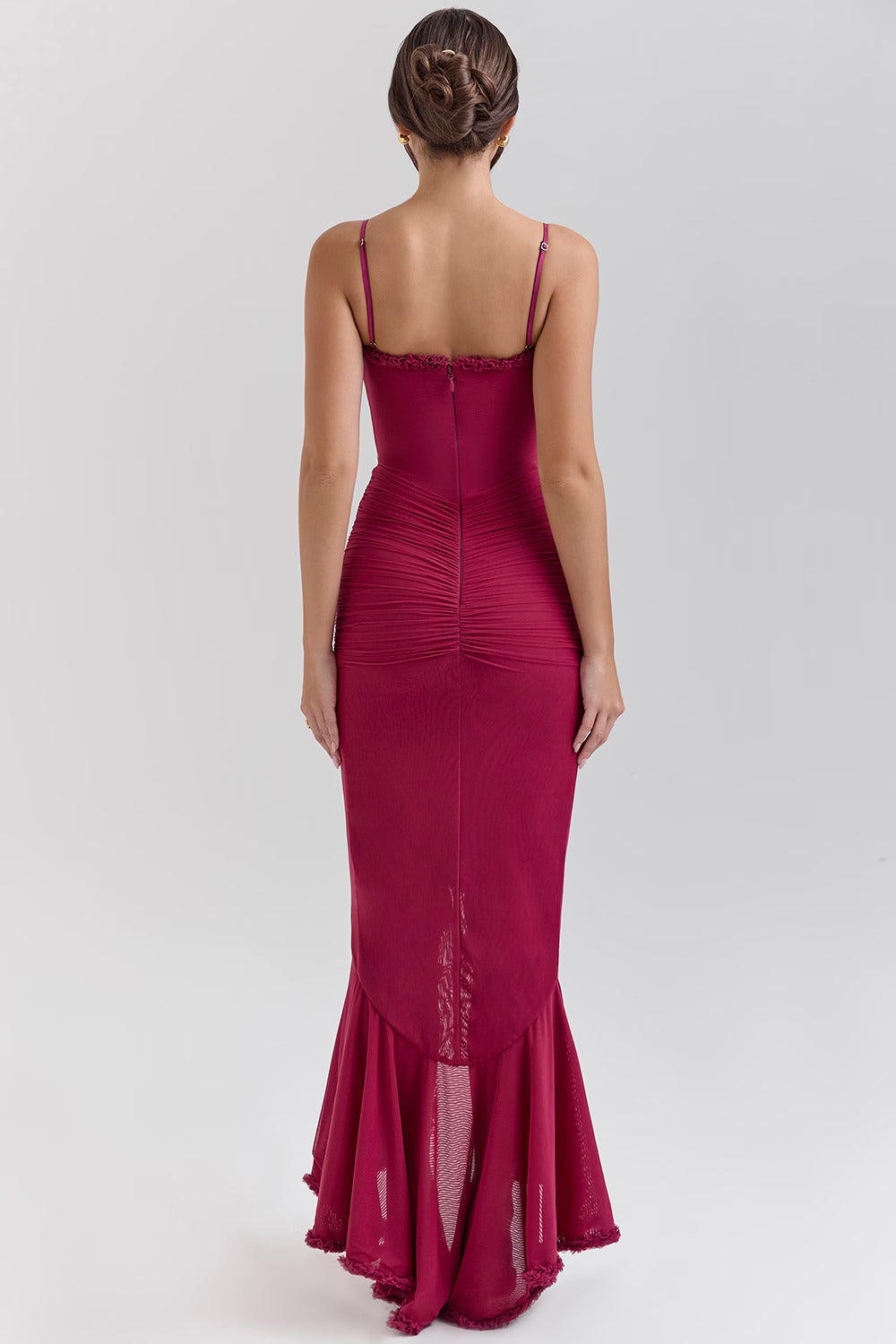 ELOWEN MAXI DRESS - WINE