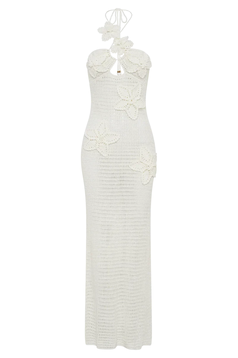 MELODY MAXI DRESS - WHITE