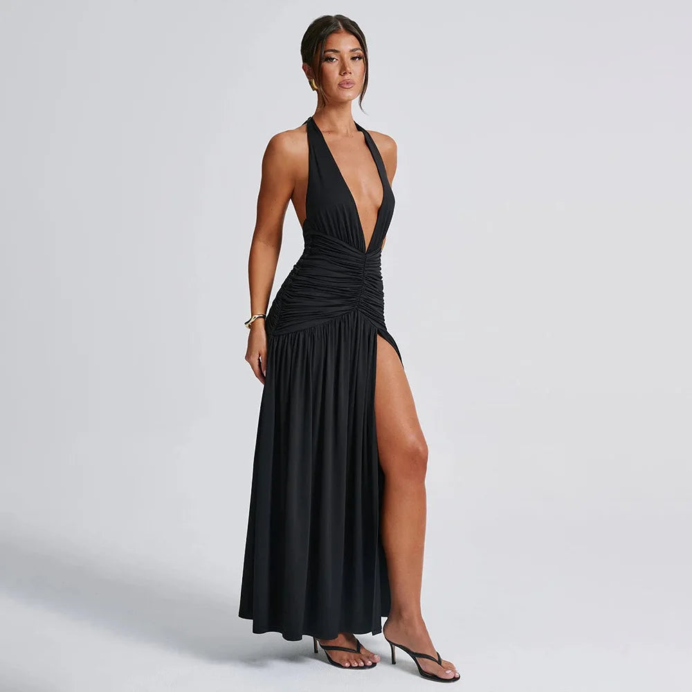 ALICIA MAXI DRESS - BLACK