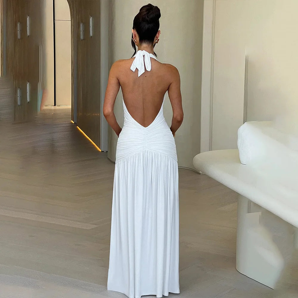 ALICIA MAXI DRESS - WHITE