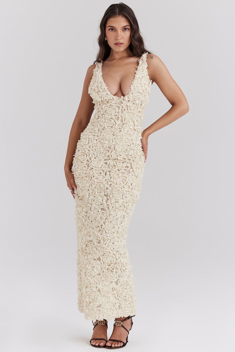 ROBYN MAXI DRESS - CREAM