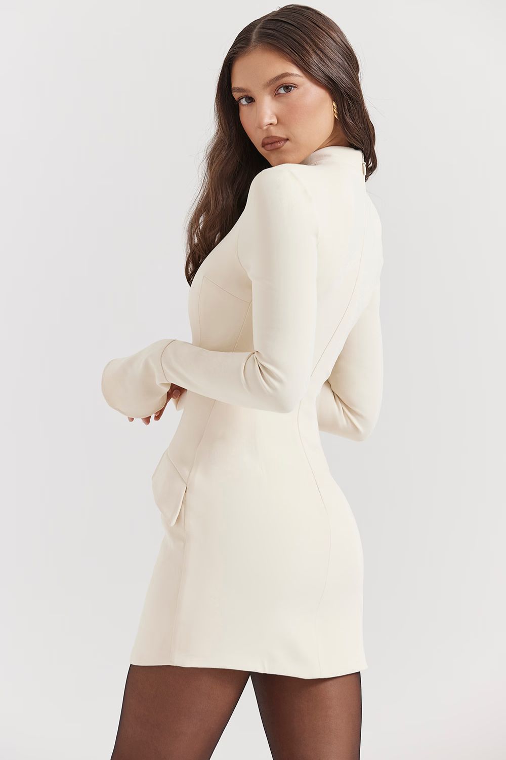 JADE MINI DRESS - CREAM