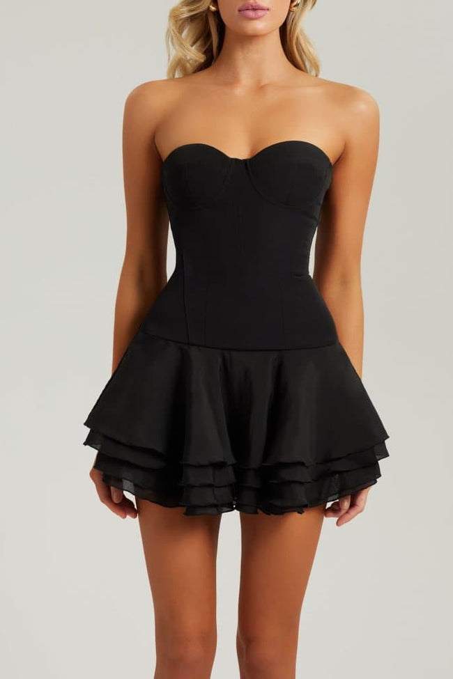 RAVEN CORSET MINI DRESS