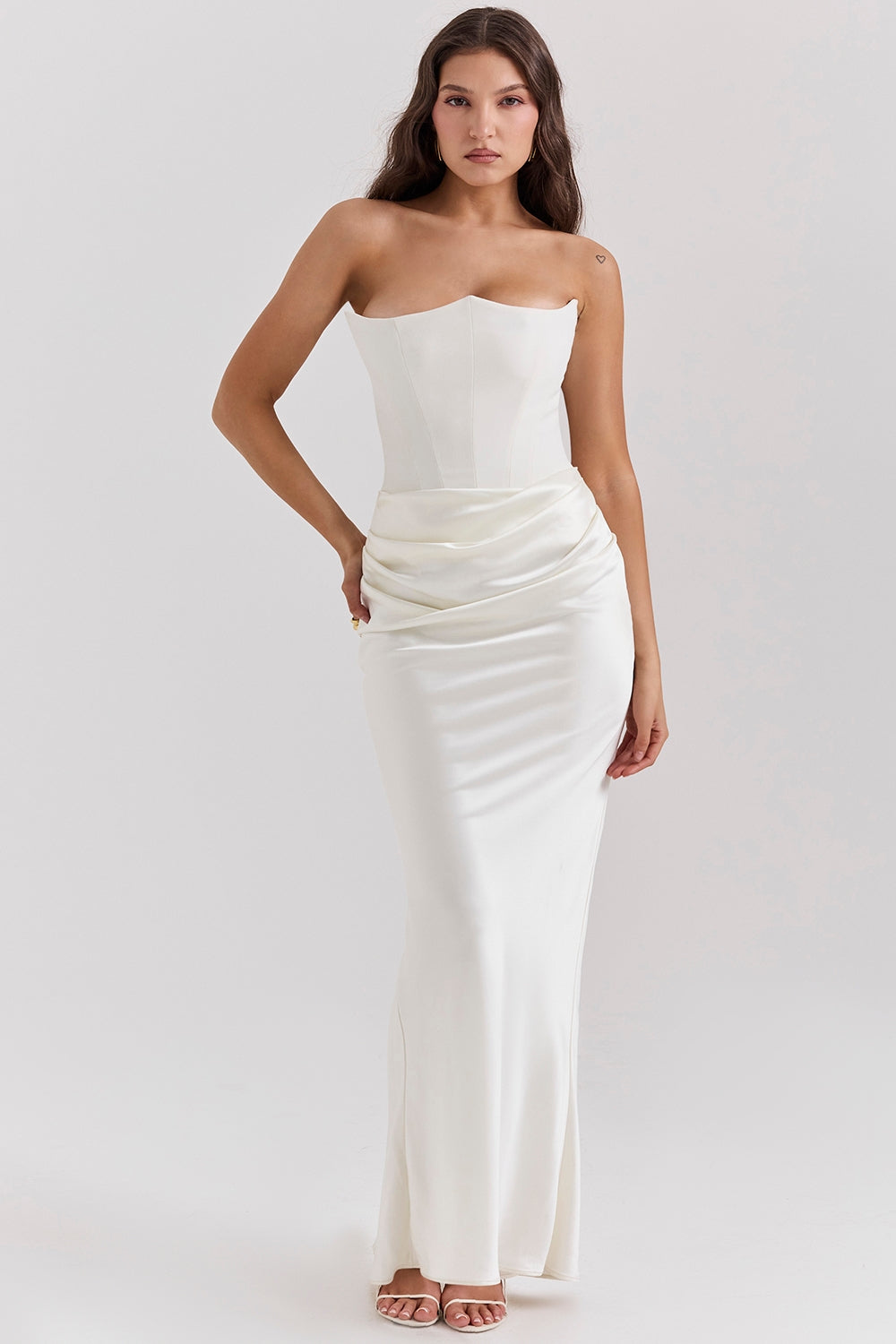 ROSALIND MAXI DRESS - IVORY