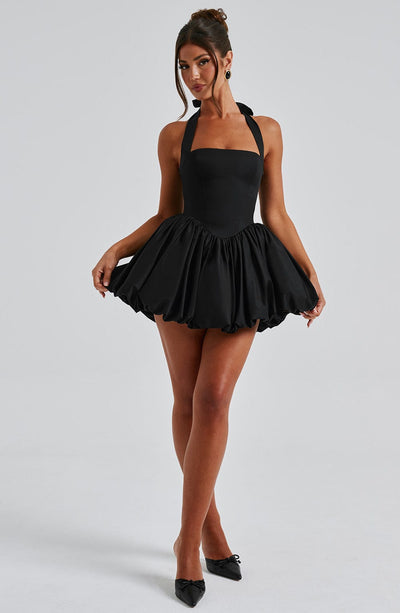 ARIELLE MINI DRESS - BLACK