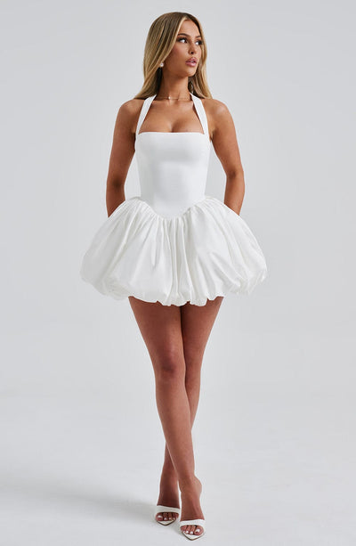 ARIELLE MINI DRESS - WHITE