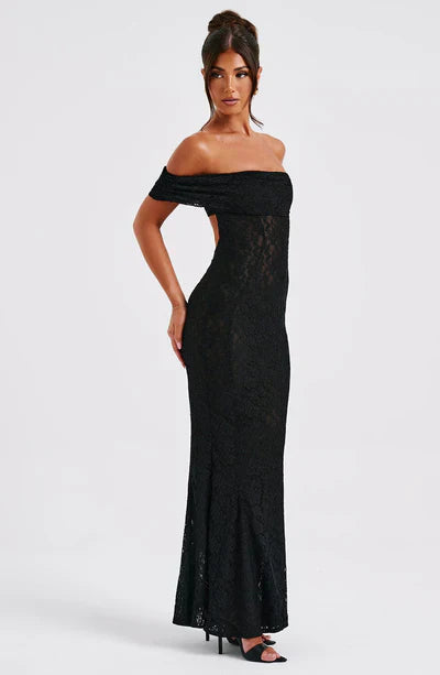 MALIA MAXI DRESS - BLACK