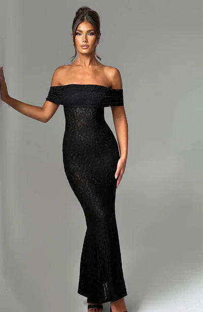 MALIA MAXI DRESS - BLACK